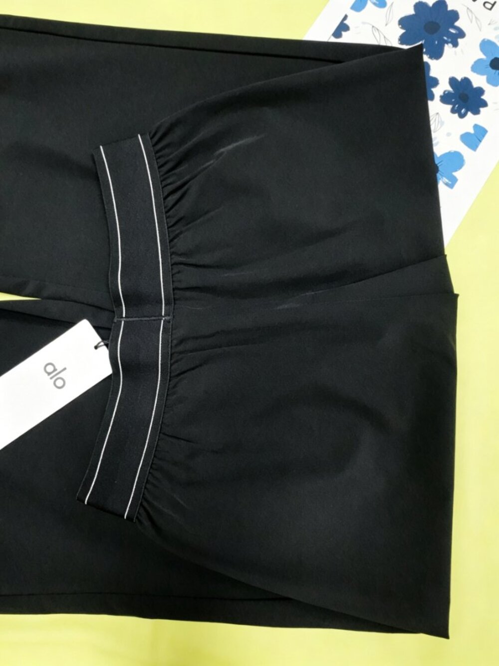 🐱‍👤NWT ALO Yoga Suit Up Trouser Black Womens Regular 30" Inseam🦓 - Picture 10 of 15